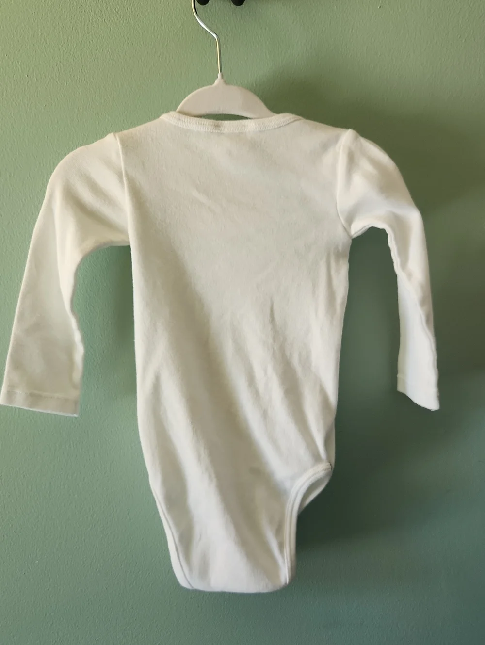 Jacadi Paris White Long Sleeve Bodysuit